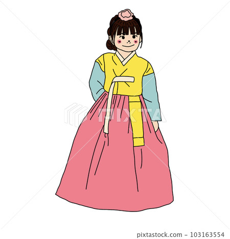 Hanbok girl Hanbok girl 103163554