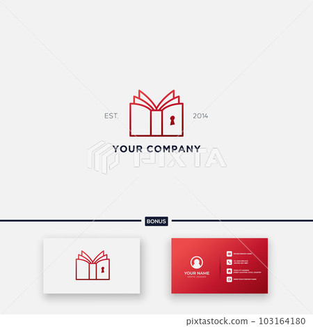 Secure Key book logo Education Secure Key book logo Education 103164180