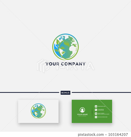world leaf logo eco nature 103164207