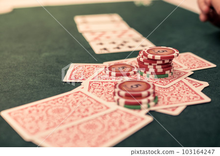 德州撲克的圖像（撲克） 103164247