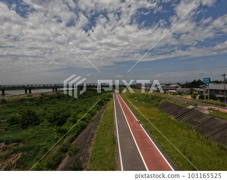 從新木曾川大橋看木曾川 從新木曾川大橋看木曾川 103165525