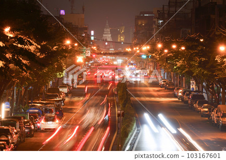 flash, bangkok, night scene 103167601