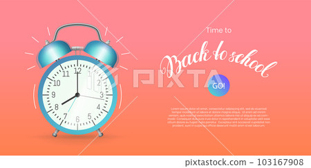 Time to back to school banner template Time to back to school banner template 103167908