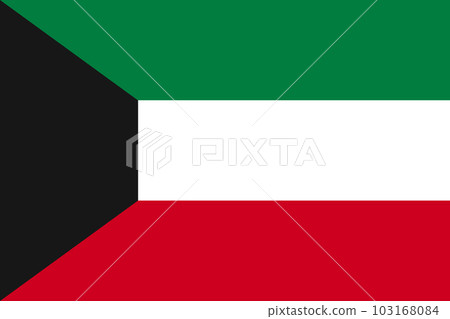 Flag of state of Kuwait. 103168084