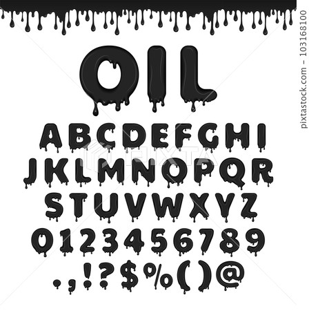oil latin alphabet 103168100