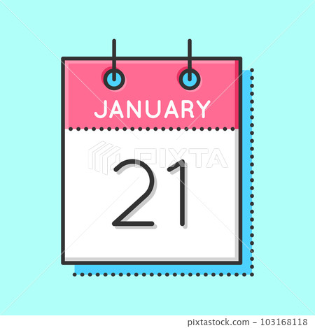 Vector Calendar Icon 103168118