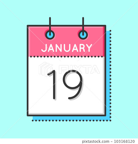 Vector Calendar Icon Vector Calendar Icon 103168120