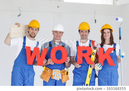 Team of workers WORK Team of workers WORK 103168355