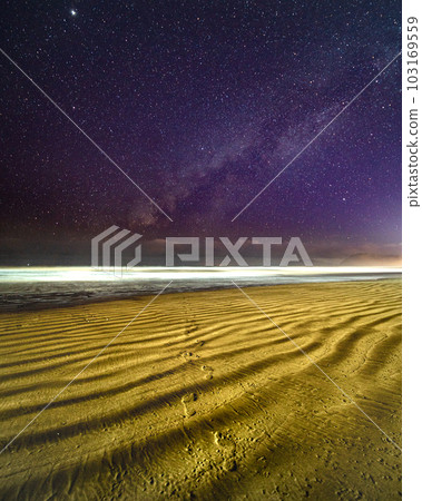 Amazing bioluminescence and stars at night.  103169559