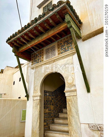 Entrance to the Mosque of the Dey in Casbah of Algiers . High quality photo Entrance to the Mosque of the Dey in Casbah of Algiers . High quality photo 103170159