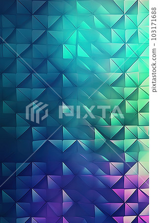 Colorful abstract iridescent background with triangles. Generative AI Colorful abstract iridescent background with triangles. Generative AI 103171688