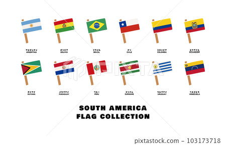 List of cute hand drawn South American flags List of cute hand drawn South American flags 103173718