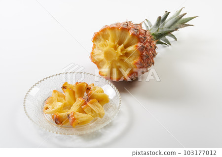 Snack pine (Bogor) fruit on a white background 103177012