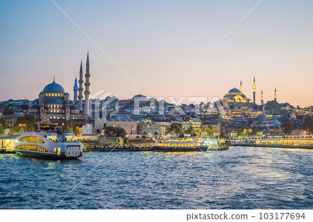 Yeni Cami New Mosque in Eminonu Istanbul, Turkey Yeni Cami New Mosque in Eminonu Istanbul, Turkey 103177694