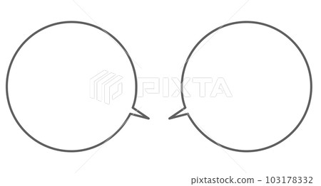 Illustration of a speech bubble 103178332