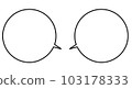 Illustration of a speech bubble 103178333
