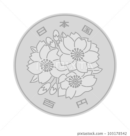 100 yen coin 100 yen coin 103178542