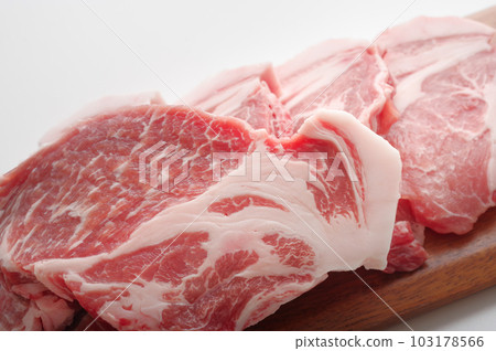 用於牛排和豬排的厚切豬肉 用於牛排和豬排的厚切豬肉 103178566