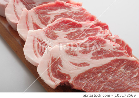 用於牛排和豬排的厚切豬肉 103178569