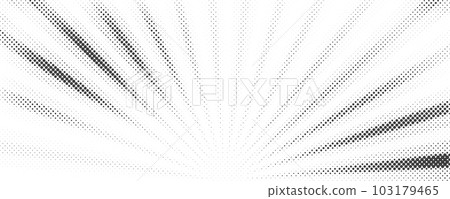 Sun rays halftone background. White and grey radial abstract comic pattern. Vector explosion abstract lines backdrop Sun rays halftone background. White and grey radial abstract comic pattern. Vector explosion abstract lines backdrop 103179465