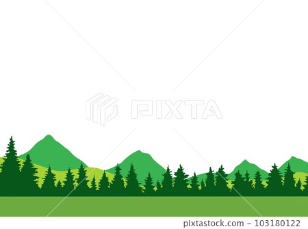 mountain and tree view mountain and tree view 103180122