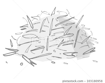 甘蔗渣插圖,手繪自然風格。 甘蔗渣插圖,手繪自然風格。 103180958