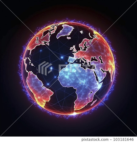 數字地球“人工智能生成的圖像” 103181646