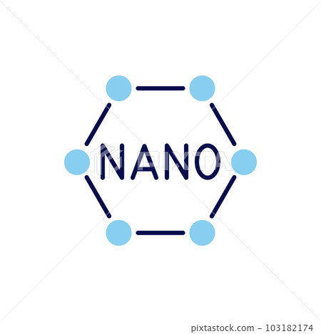 Nanotechnology related vector icon. 103182174