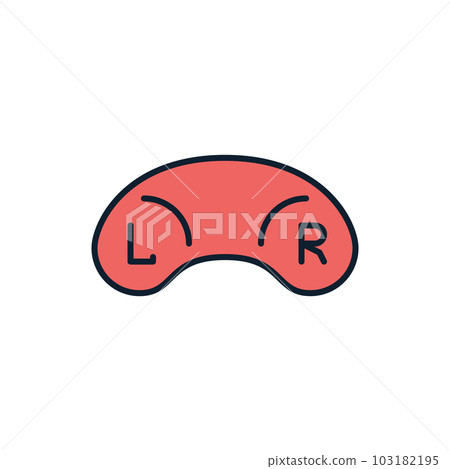 Contact Lenses Case related vector icon. 103182195