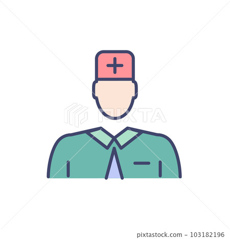 Doctor related vector icon. 103182196