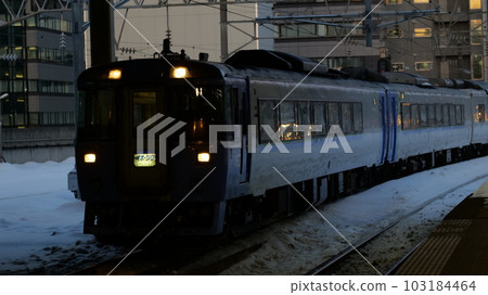 JR Hokkaido Kiha 183 series railroad train limited express JR Hokkaido Kiha 183 series railroad train limited express 103184464