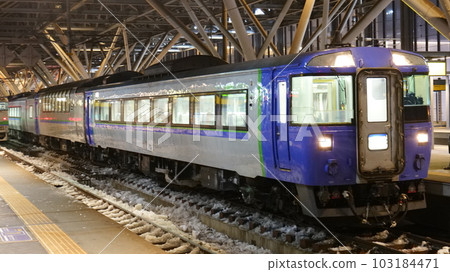 JR Hokkaido Kiha 183 series railroad train limited express JR Hokkaido Kiha 183 series railroad train limited express 103184471