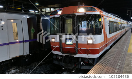 JR Hokkaido Kiha 183 series railroad train limited express JR Hokkaido Kiha 183 series railroad train limited express 103184486