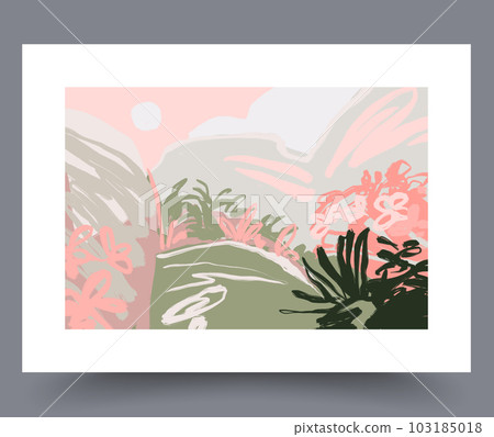 Landscape nature summer canyon wall art print 103185018