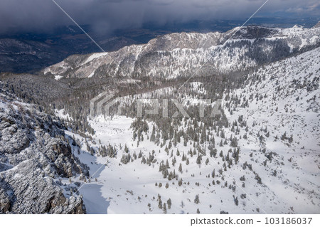 peaks of the Tatra mountains.Tatrzanski park. 103186037