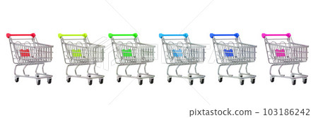 supermarket basket isolated on white background supermarket basket isolated on white background 103186242