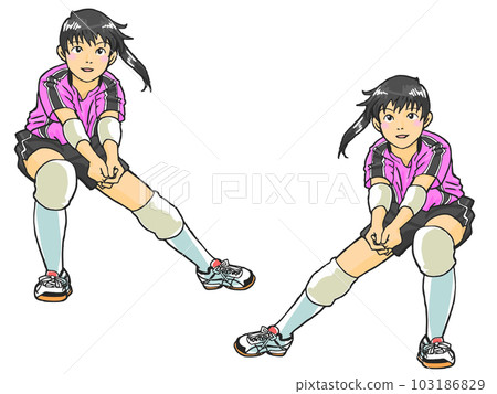Volleyball Women's Serve Receive 103186829
