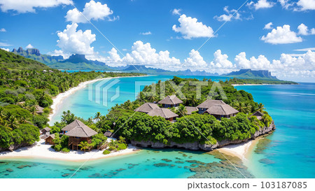 人工智能生成的圖像【自然】南島風景 103187085