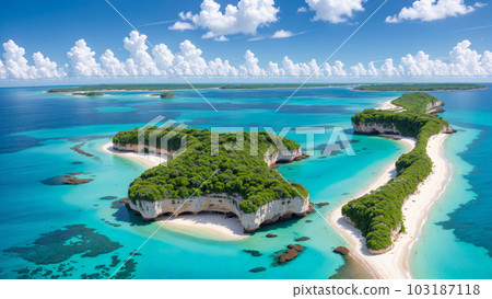 AI-generated image [Nature] Landscape of the south island 103187118