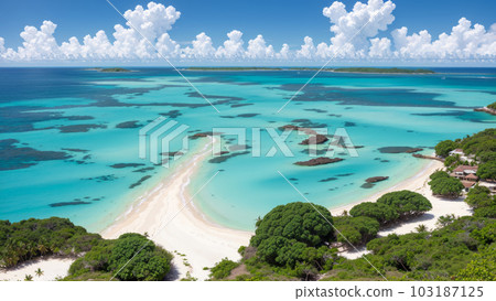 AI-generated image [Nature] Landscape of the south island 103187125