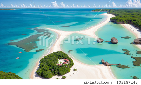 人工智能生成的圖像【自然】南島風景 人工智能生成的圖像【自然】南島風景 103187143