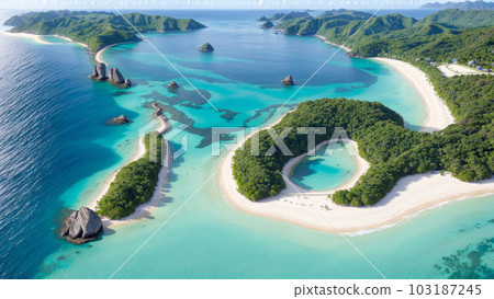 人工智能生成的圖像【自然】南島風景 103187245