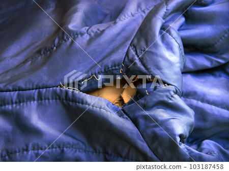 Bolognese jacket torn at the seam Bolognese jacket torn at the seam 103187458