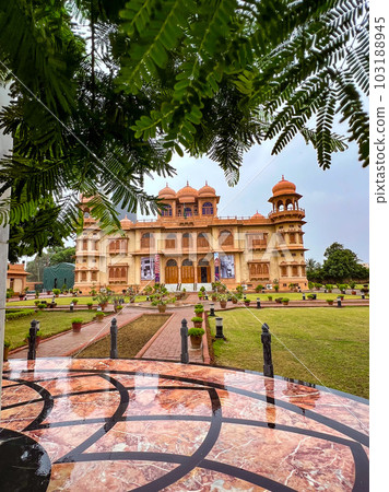 Mohatta palace in Karachi, Pakistan on a cloudy day . High quality photo 103188945