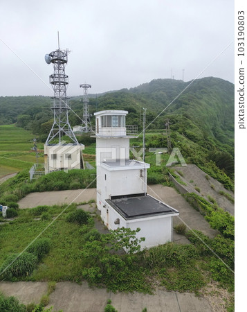 新潟上越鳥隱岬燈塔（無人機航拍） 103190803