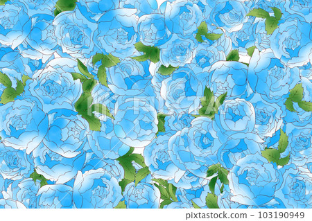 bright blue rose card 103190949