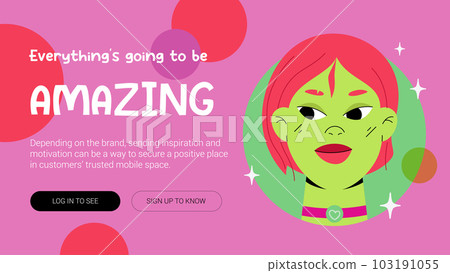 Informal Girl Banner Template 103191055