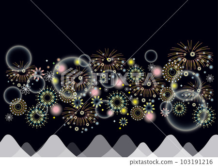 colorful fireworks background material colorful fireworks background material 103191216