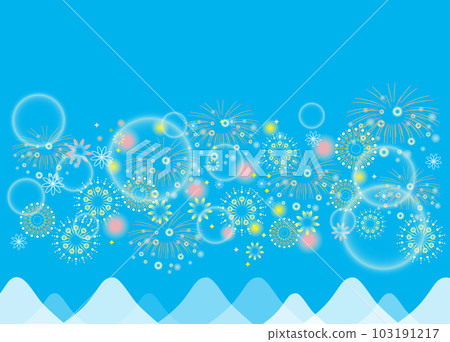 五顏六色的煙花背景素材 五顏六色的煙花背景素材 103191217