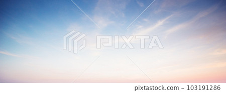 Sky and clouds summer panorama 103191286